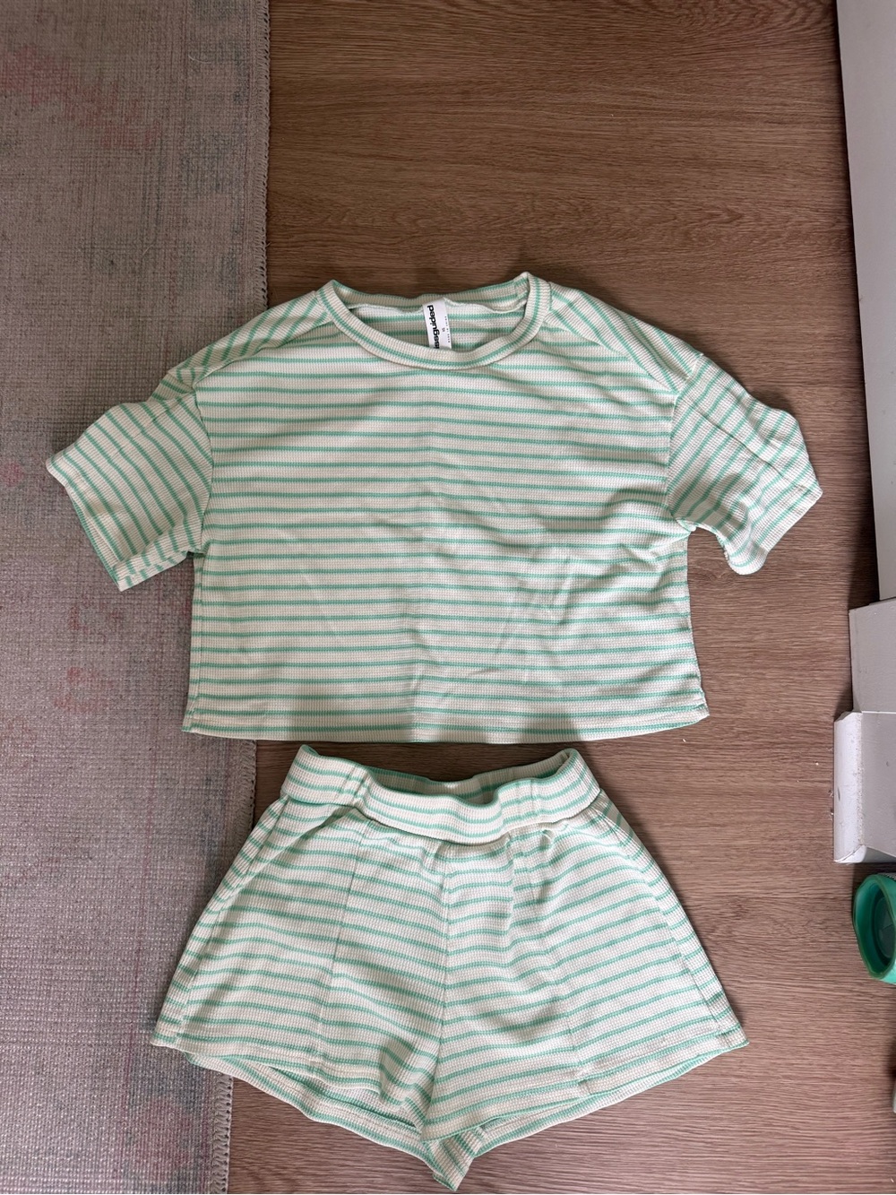 Ribbed Stripe Lounge set